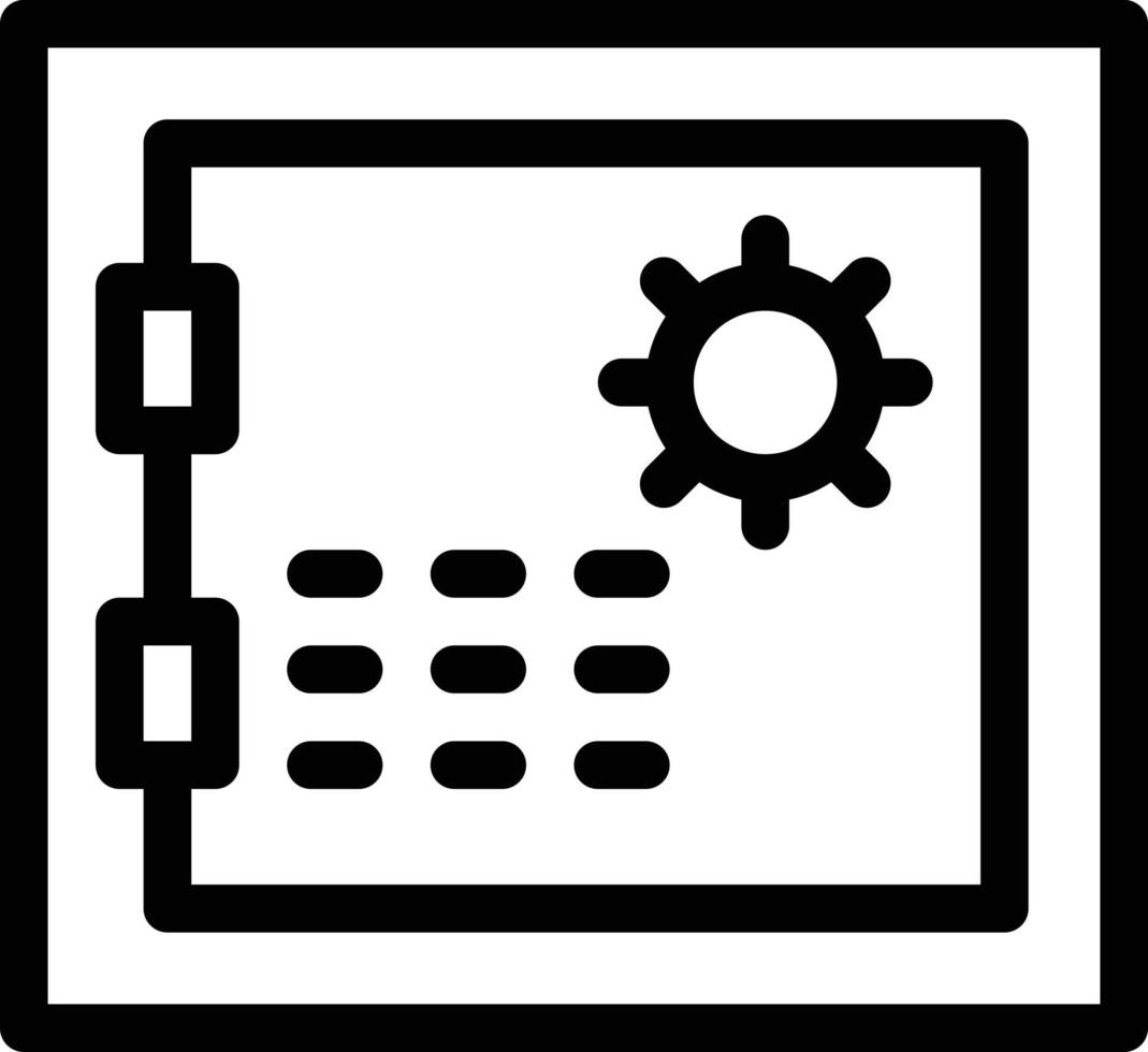safe vector illustration on a background.Premium quality symbols. vector icons for concept and graphic design.