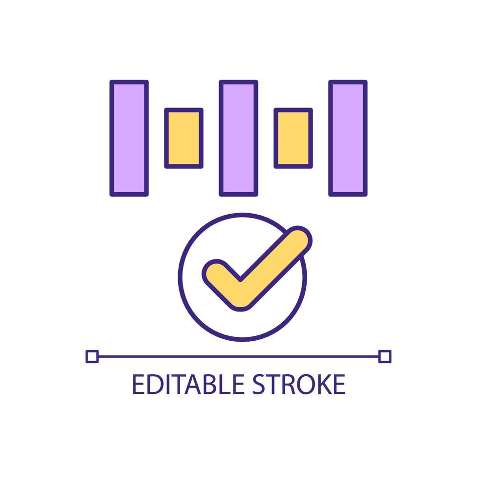 Repetition effect in graphic design RGB color icon vector