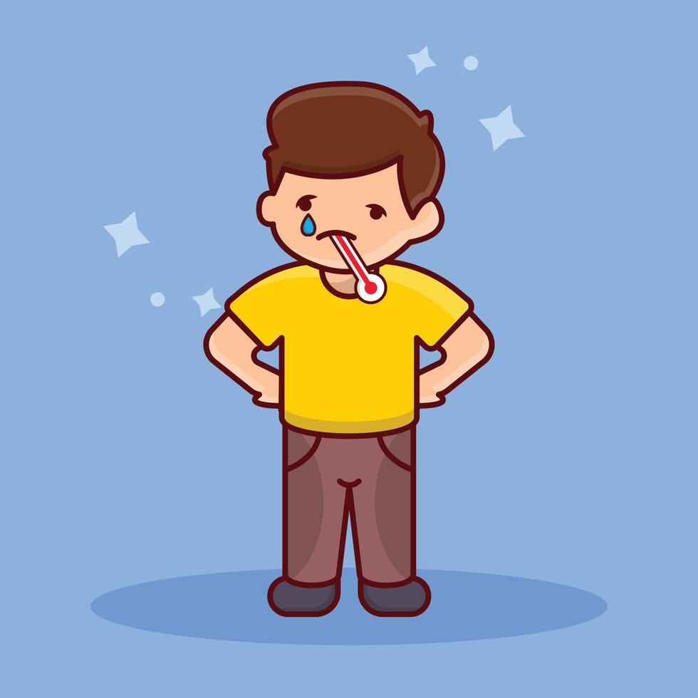 fever vector illustration on a background.Premium quality symbols. vector icons for concept and graphic design.