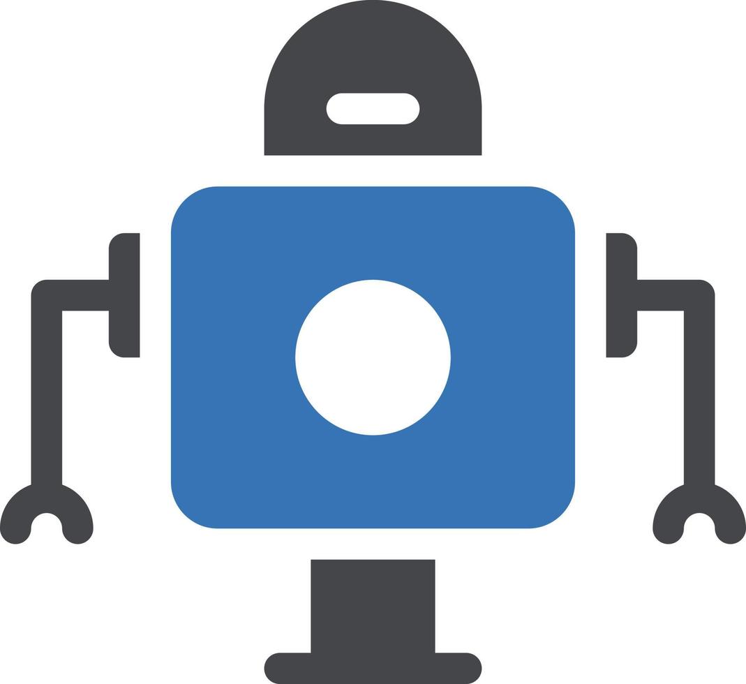 robot vector illustration on a background.Premium quality symbols. vector icons for concept and graphic design.