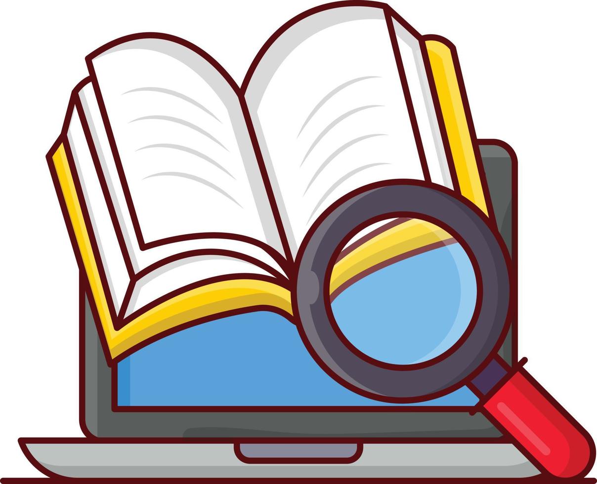 search book vector illustration on a background.Premium quality symbols. vector icons for concept and graphic design.