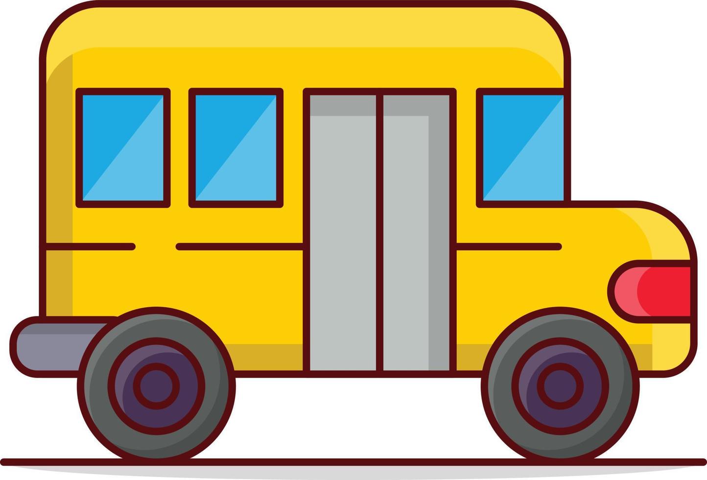 school van vector illustration on a background.Premium quality symbols. vector icons for concept and graphic design.