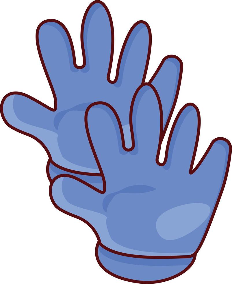 gloves vector illustration on a background.Premium quality symbols. vector icons for concept and graphic design.