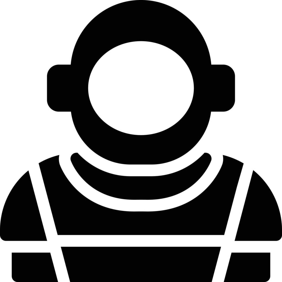 ilustración de vector de hombre espacial en un fondo. símbolos de calidad premium. iconos vectoriales para concepto y diseño gráfico.