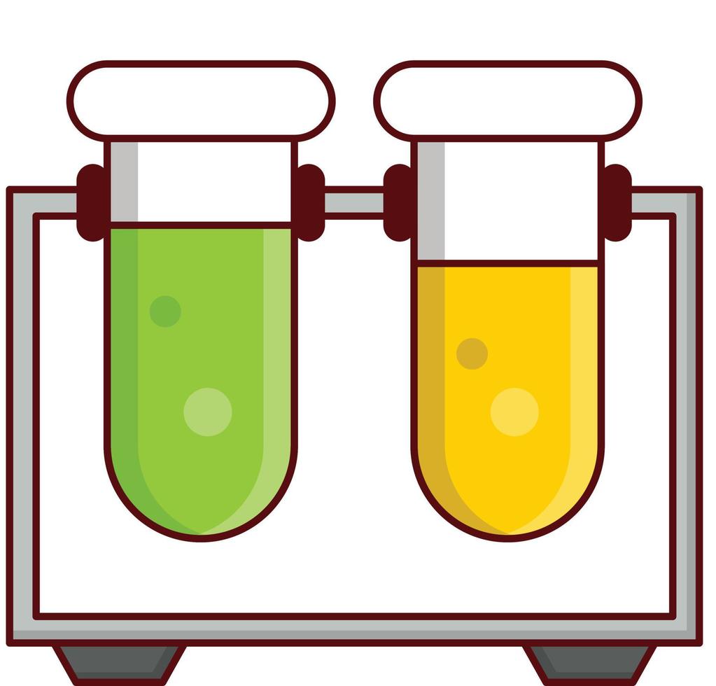 test tube vector illustration on a background.Premium quality symbols. vector icons for concept and graphic design.