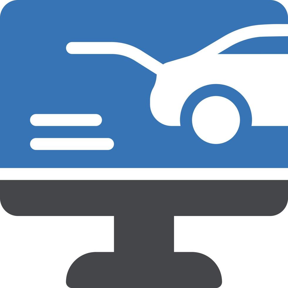 ilustración de vector de coche en un fondo. símbolos de calidad premium. iconos vectoriales para concepto y diseño gráfico.