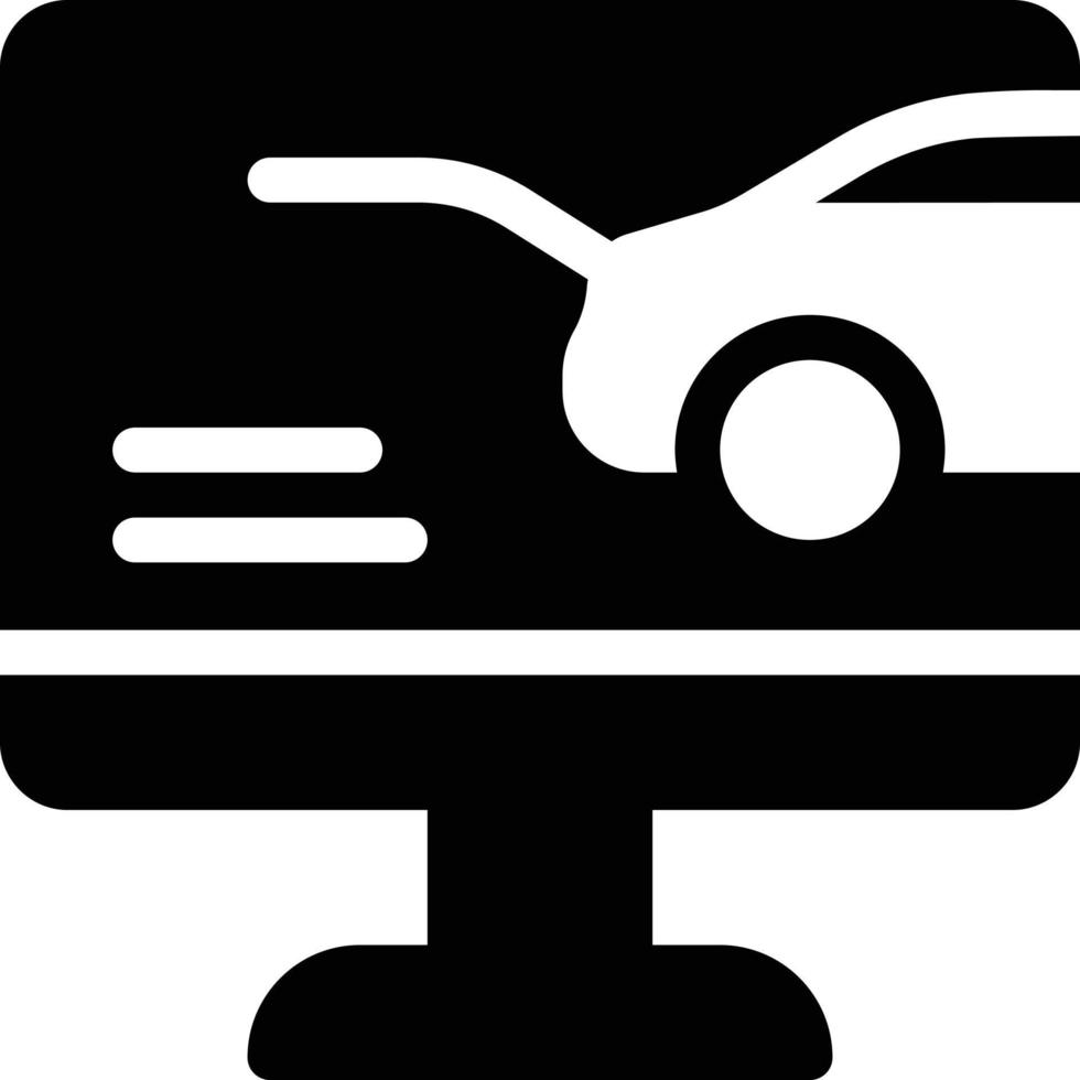 ilustración de vector de coche en un fondo. símbolos de calidad premium. iconos vectoriales para concepto y diseño gráfico.