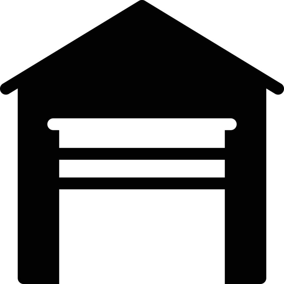 ilustración de vector de garaje en un fondo. símbolos de calidad premium. iconos vectoriales para concepto y diseño gráfico.