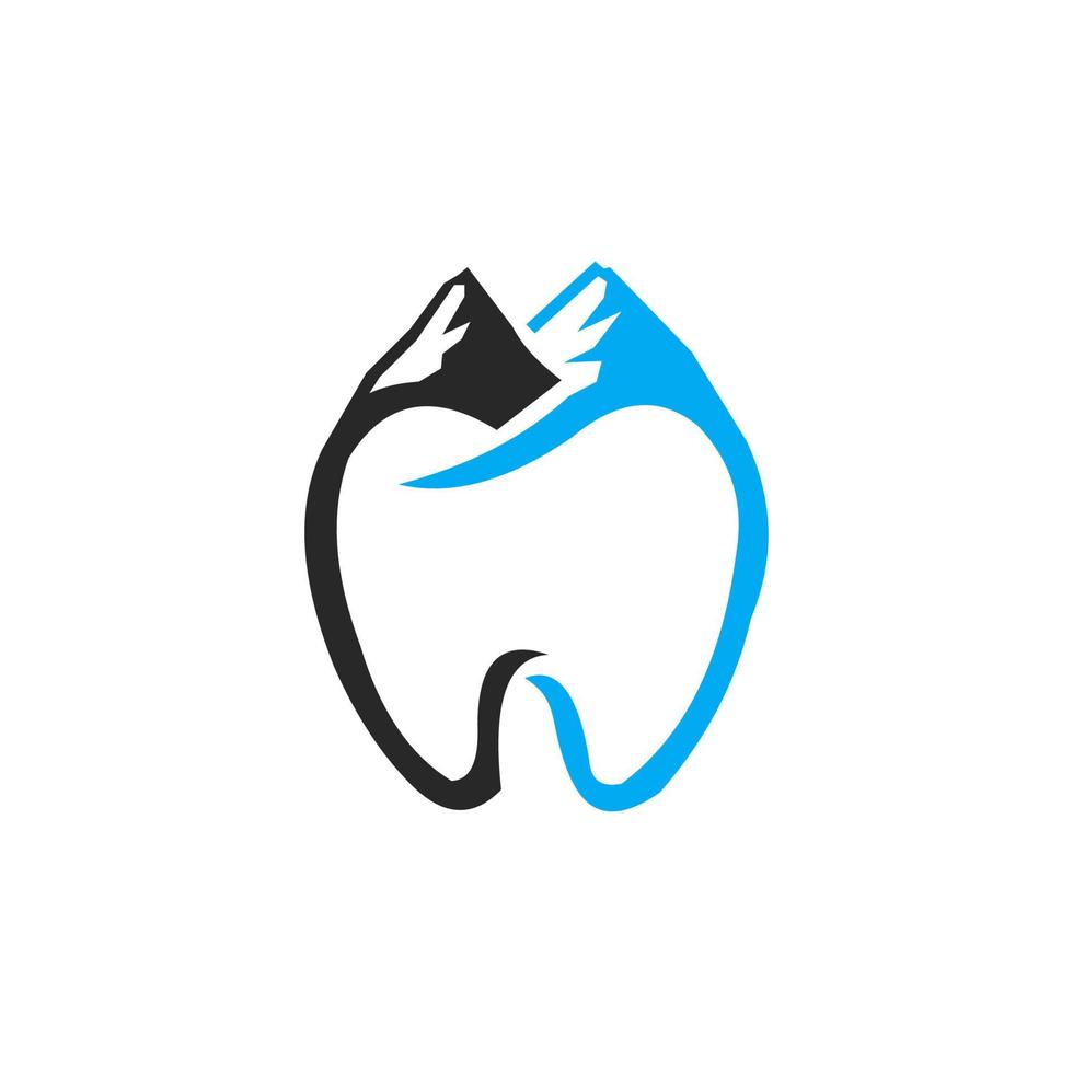 illustration logo tooth vector