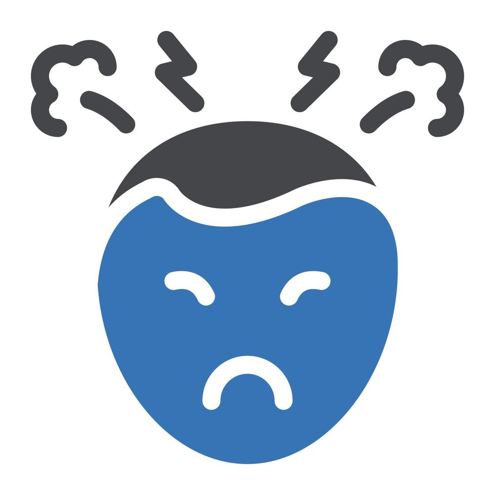 anger vector illustration on a background.Premium quality symbols. vector icons for concept and graphic design.