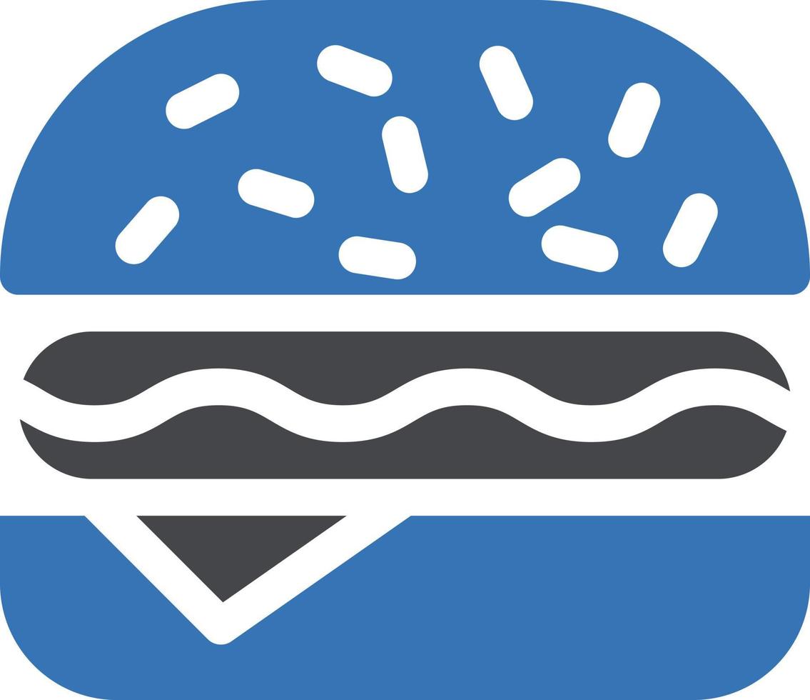 ilustración de vector de hamburguesa en un fondo. símbolos de calidad premium. iconos vectoriales para concepto y diseño gráfico.