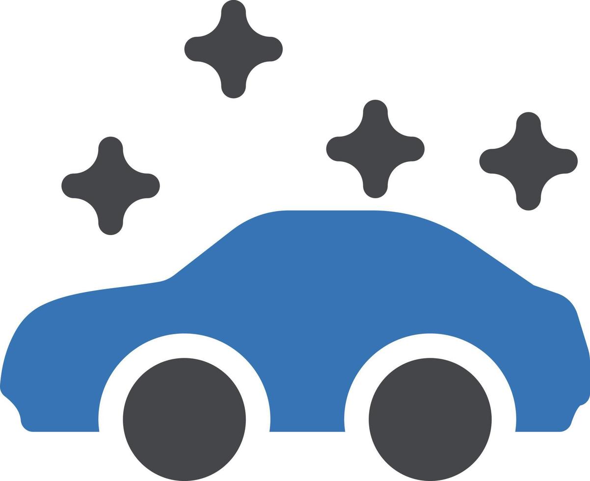 ilustración de vector de brillo de coche en un fondo. símbolos de calidad premium. iconos vectoriales para concepto y diseño gráfico.