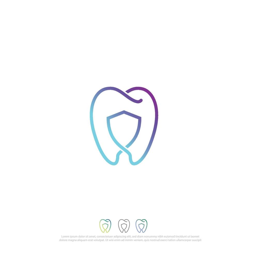 diseño de plantilla de logotipo dental vector