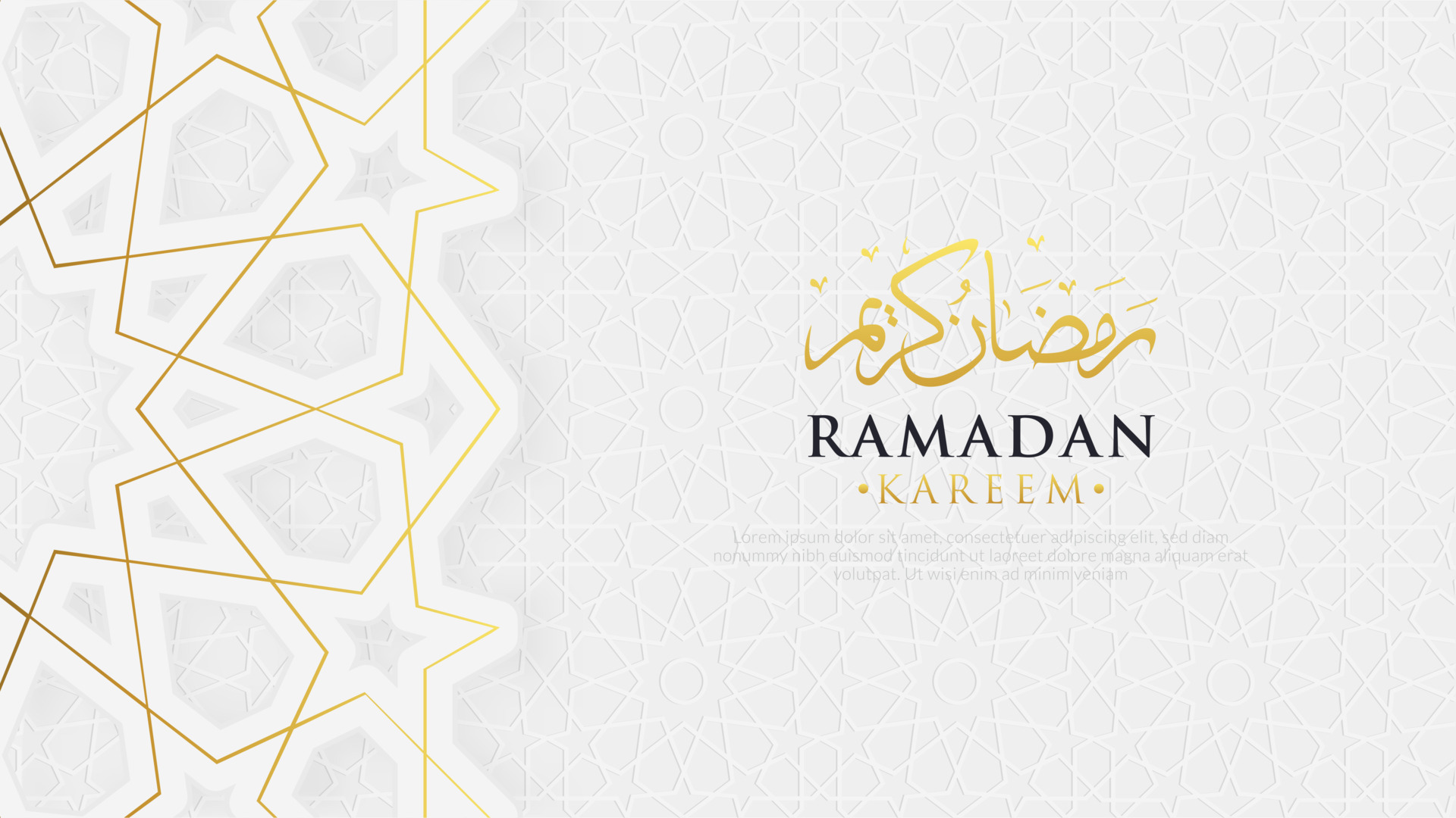 Elegant white islamic vector background 7005565 Vector Art at Vecteezy