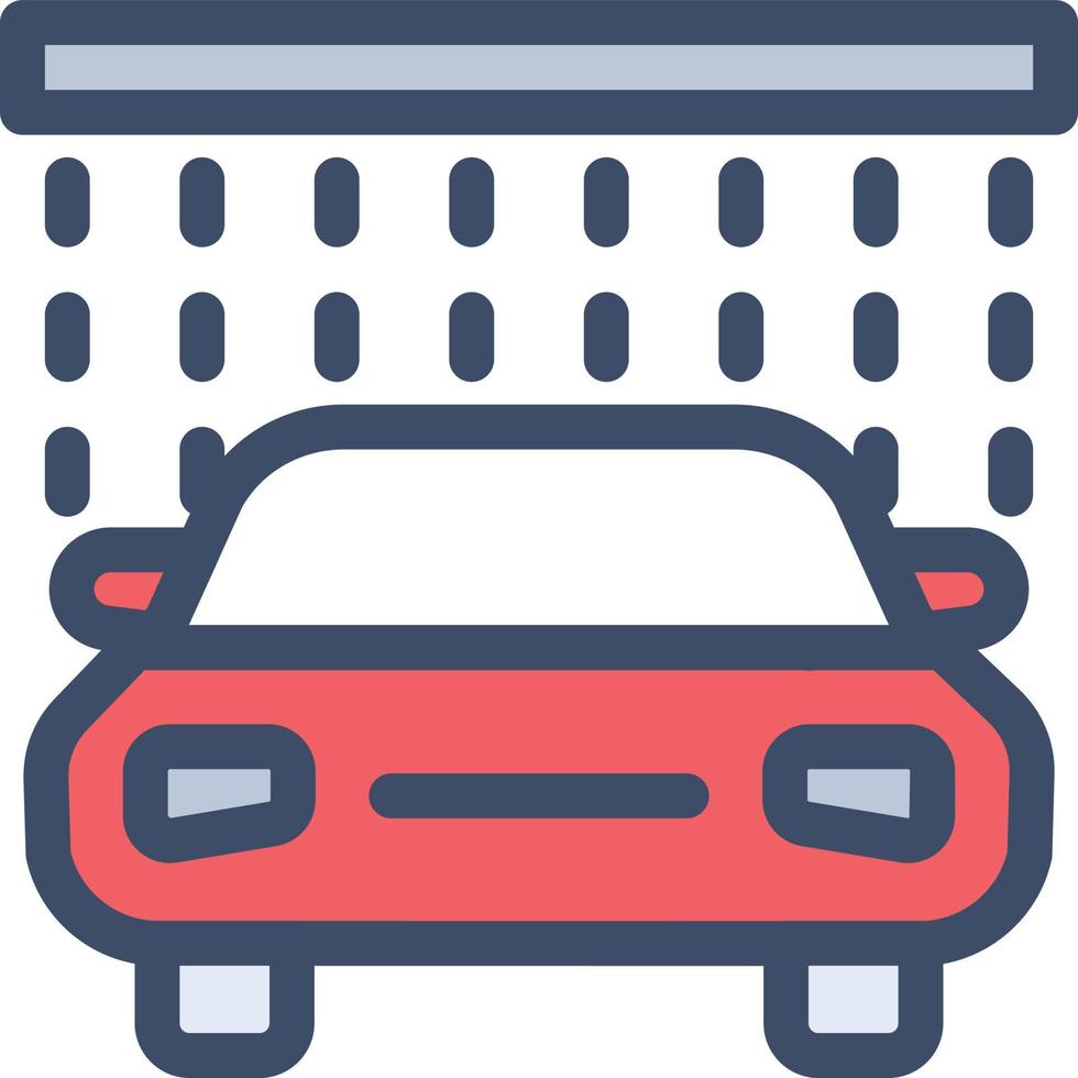 car wash vector illustration on a background.Premium quality symbols. vector icons for concept and graphic design.