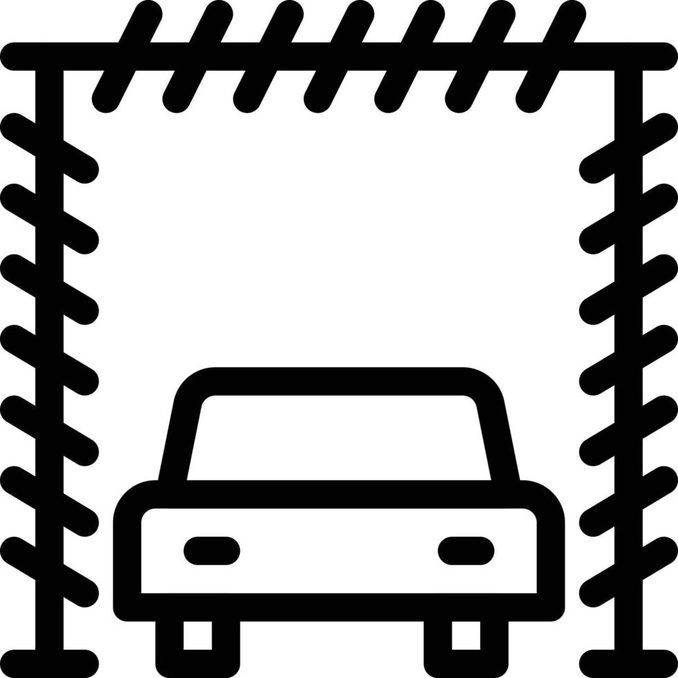 ilustración de vector de lavado de autos en un fondo. símbolos de calidad premium. iconos vectoriales para concepto y diseño gráfico.