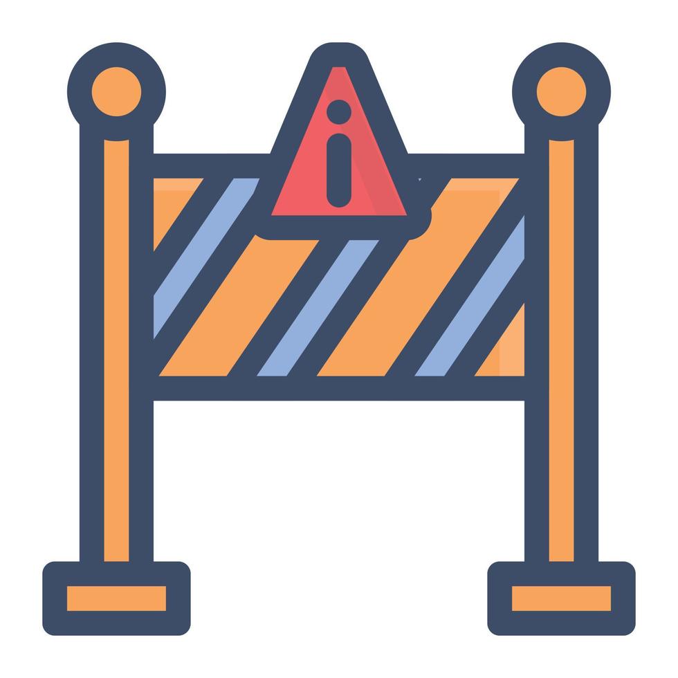 barrier vector illustration on a background.Premium quality symbols. vector icons for concept and graphic design.