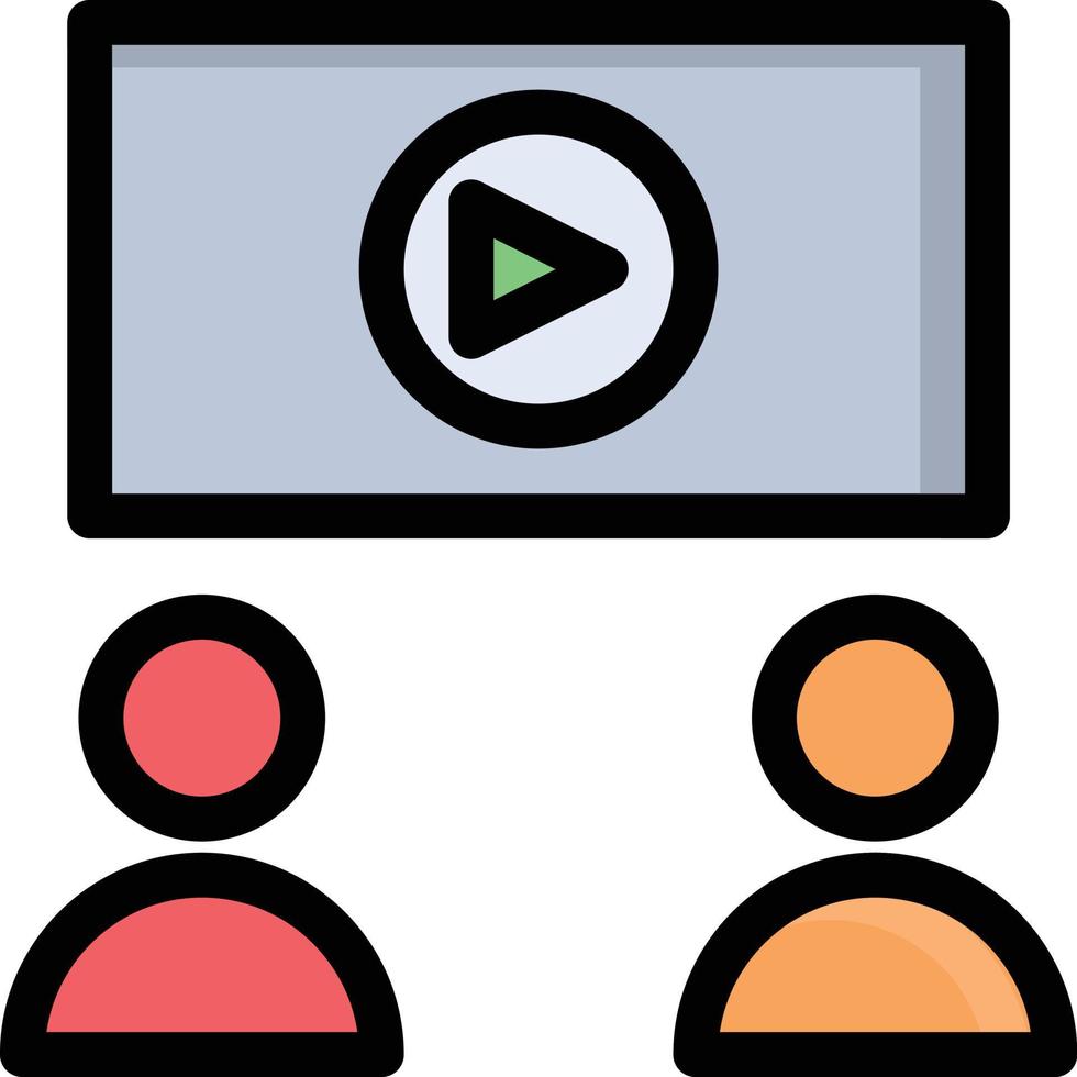 video vector illustration on a background.Premium quality symbols. vector icons for concept and graphic design.