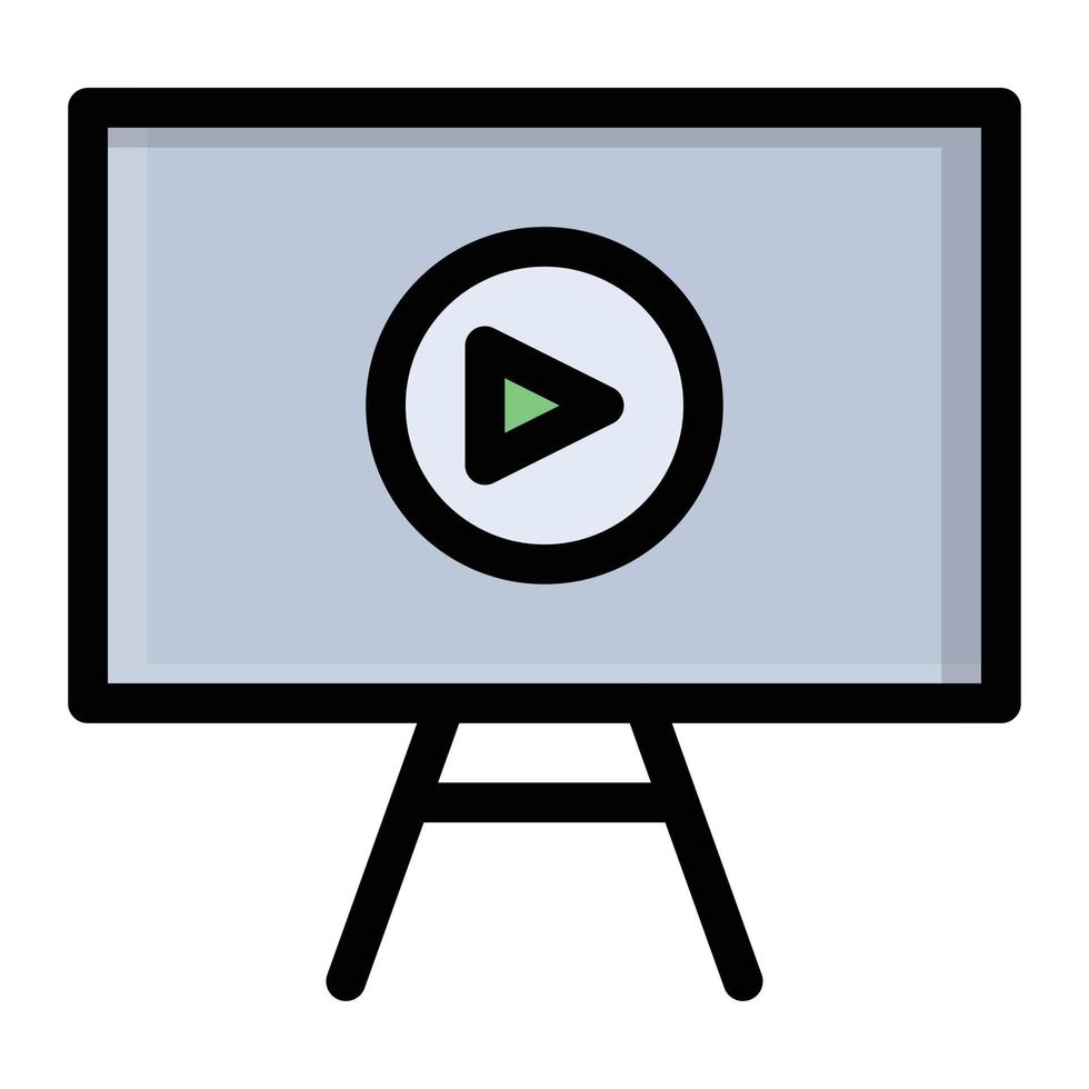play vector illustration on a background.Premium quality symbols. vector icons for concept and graphic design.