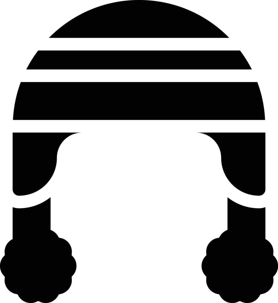 ilustración de vector de gorro en un fondo. símbolos de calidad premium. iconos vectoriales para concepto y diseño gráfico.