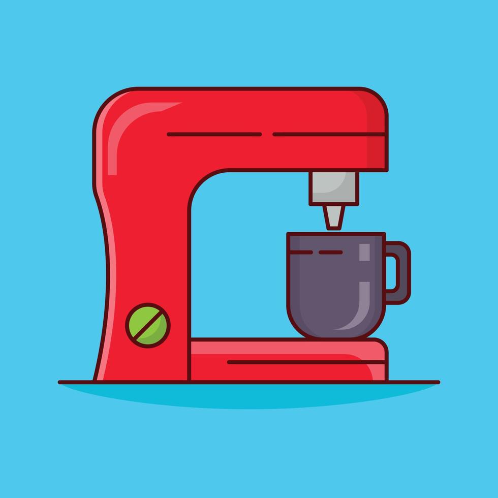 ilustración de vector de café en un fondo. símbolos de calidad premium. iconos vectoriales para concepto y diseño gráfico.