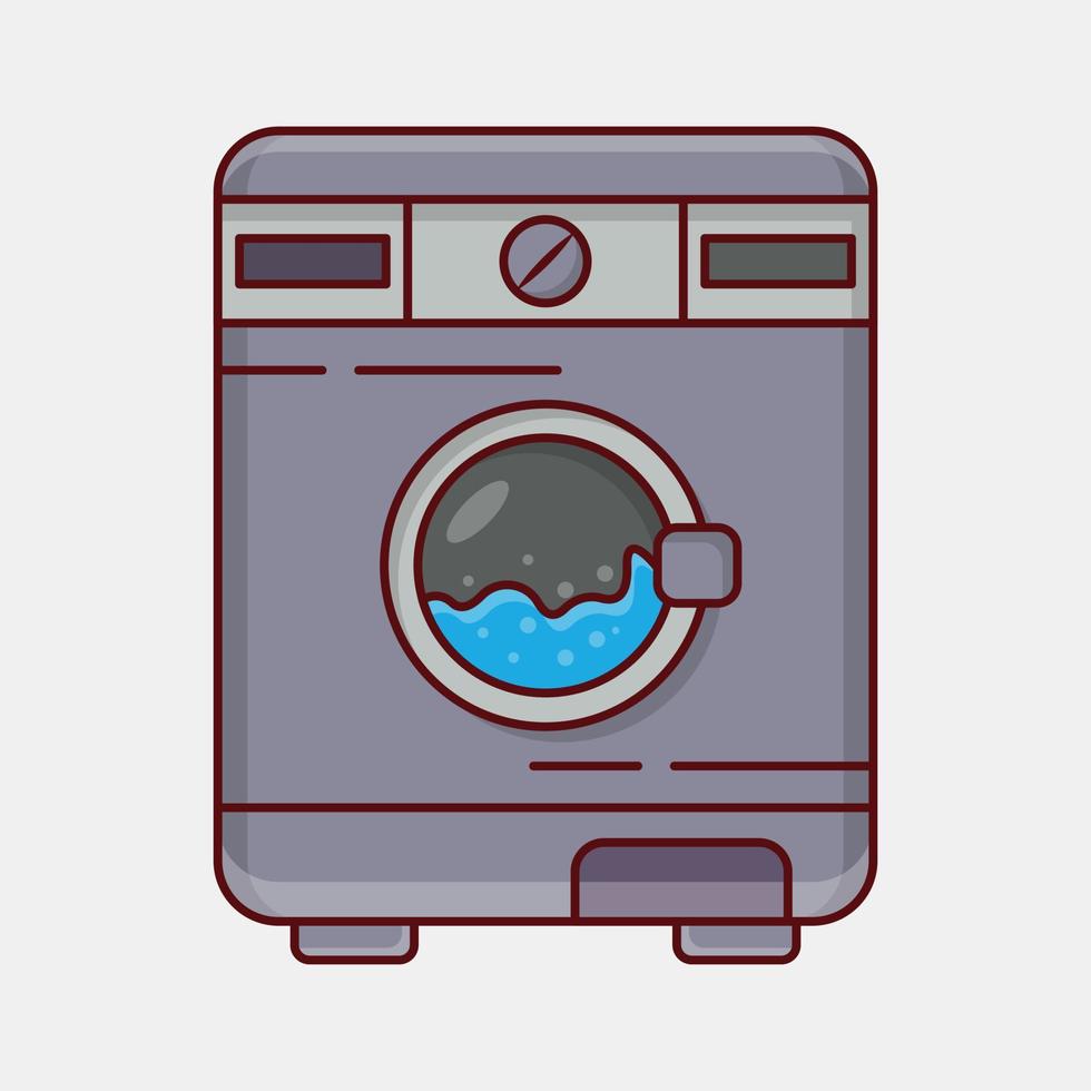 washing vector illustration on a background.Premium quality symbols. vector icons for concept and graphic design.