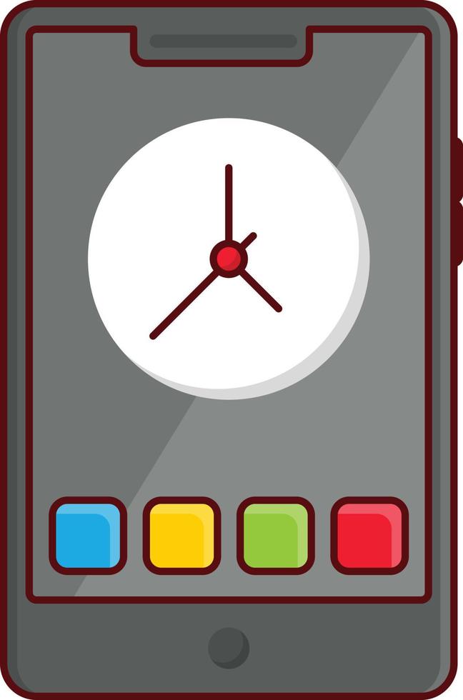 mobile vector illustration on a background.Premium quality symbols. vector icons for concept and graphic design.