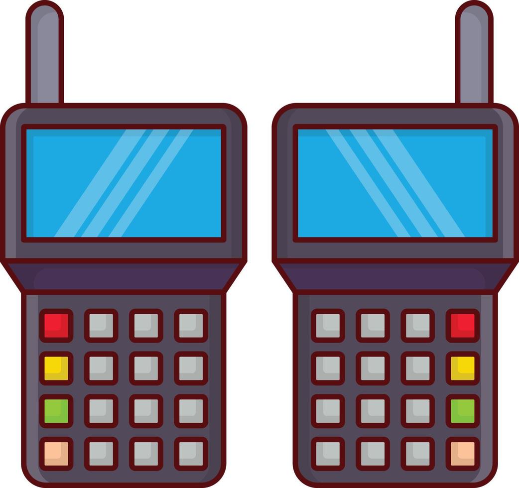 walkie vector illustration on a background.Premium quality symbols. vector icons for concept and graphic design.