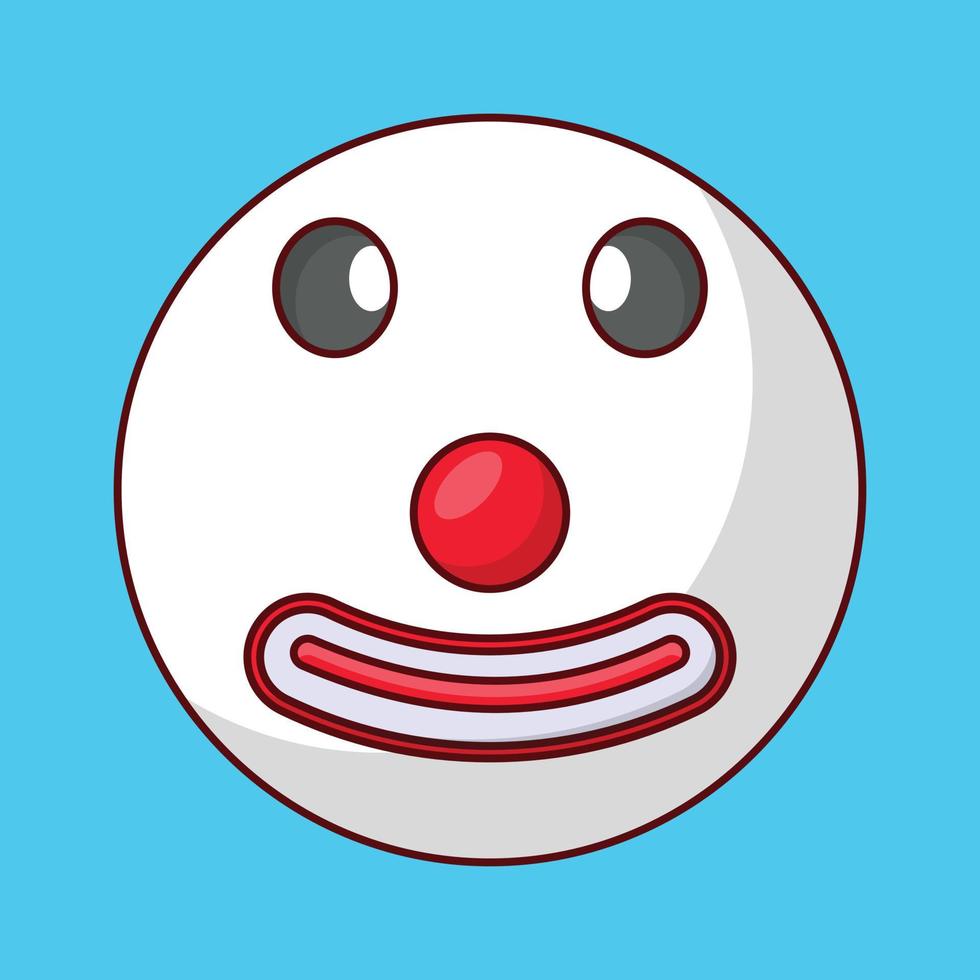 clown vector illustration on a background.Premium quality symbols. vector icons for concept and graphic design.
