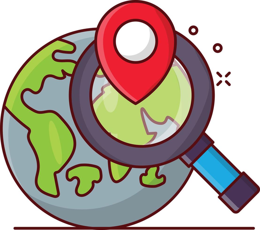 global search location vector illustration on a background.Premium quality symbols. vector icons for concept and graphic design.