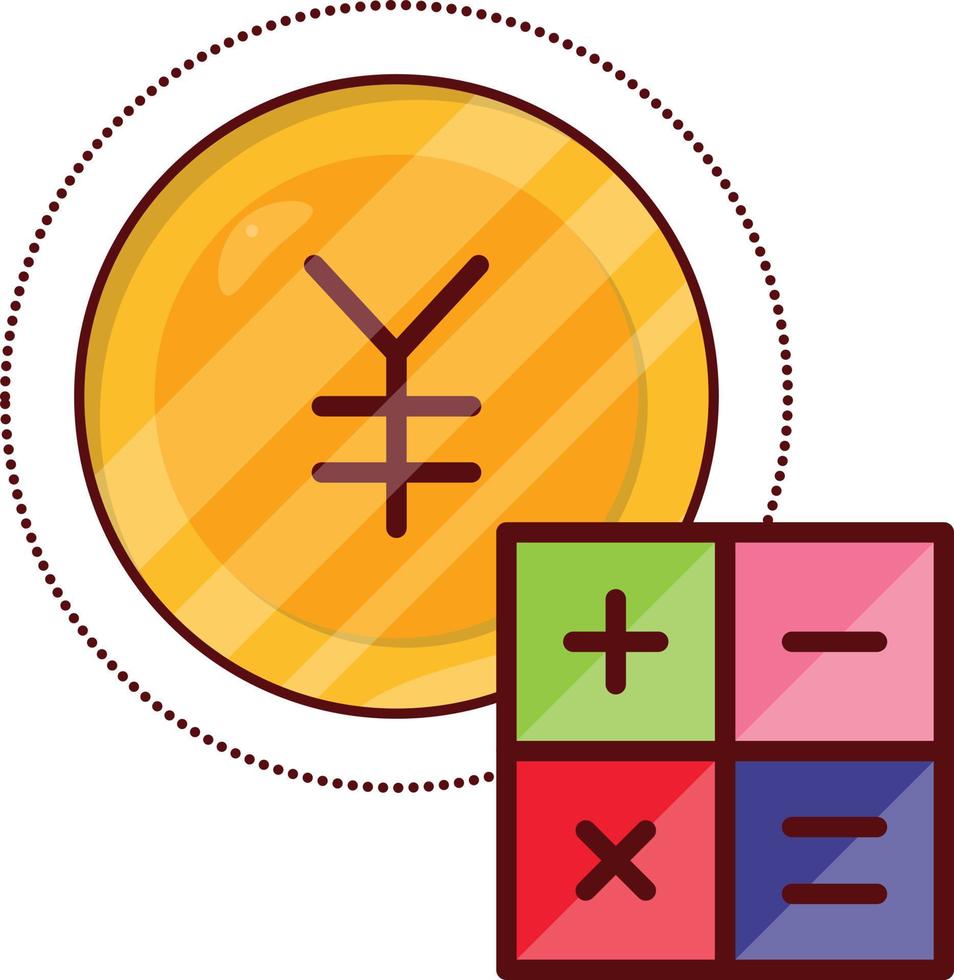 calculation vector illustration on a background.Premium quality symbols. vector icons for concept and graphic design.