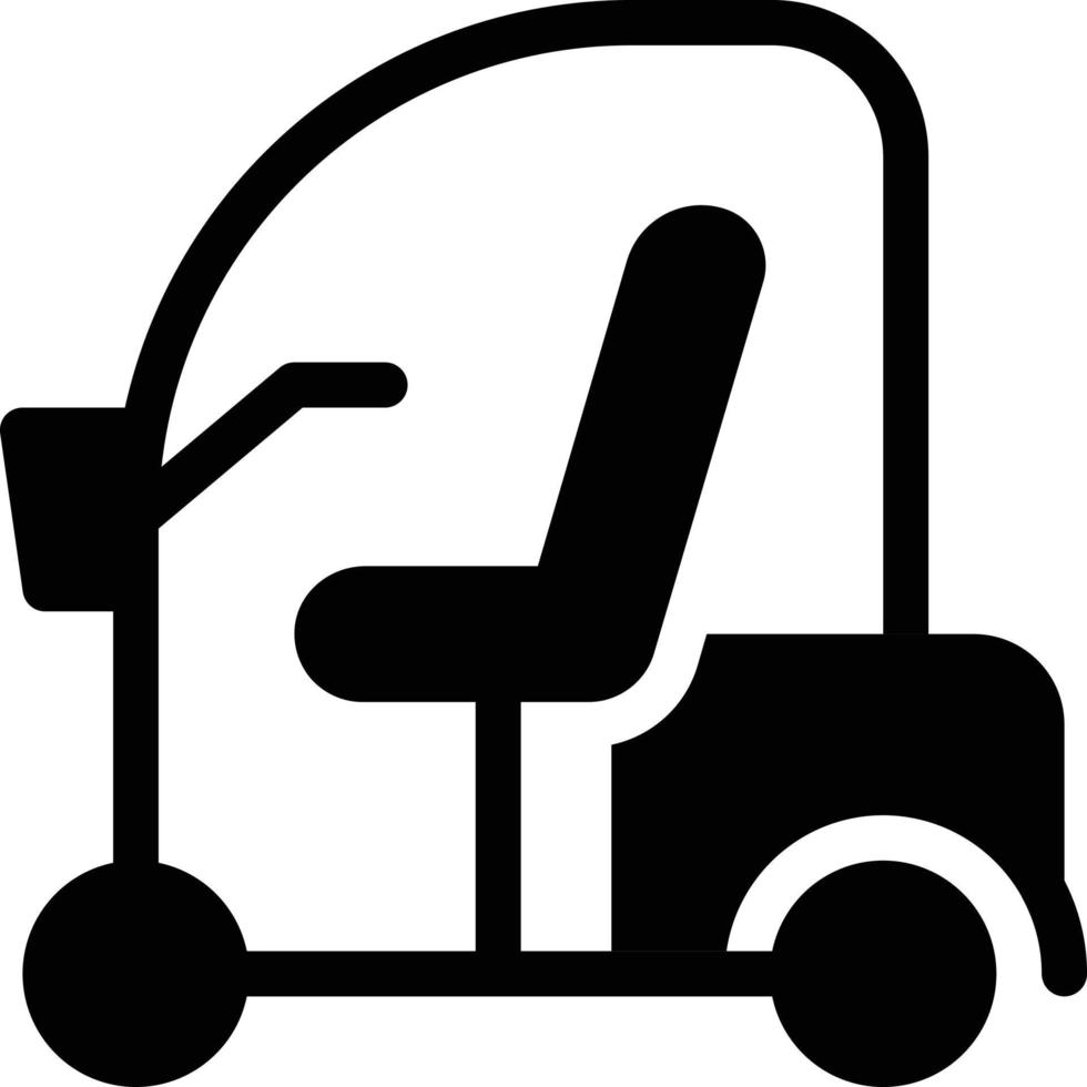 Ilustración de vector de rickshaw en un fondo. Símbolos de calidad premium. iconos vectoriales para concepto y diseño gráfico.