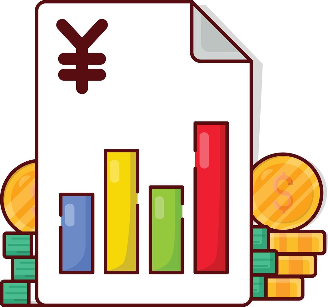 yen file vector illustration on a background.Premium quality symbols. vector icons for concept and graphic design.