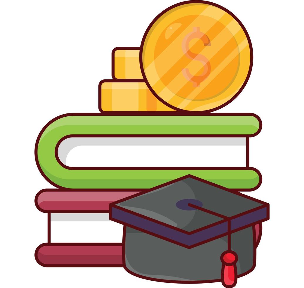 ilustración de vector de educación en un fondo. símbolos de calidad premium. iconos vectoriales para concepto y diseño gráfico.