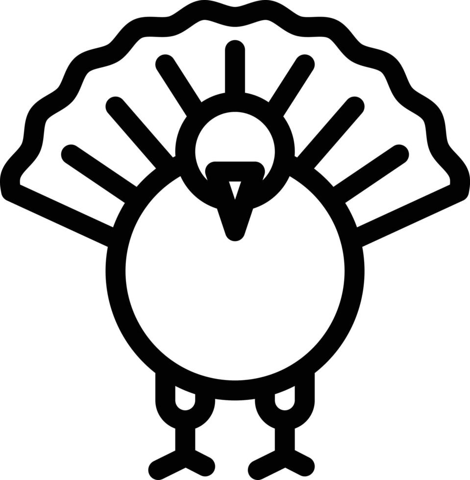 turkey bird vector illustration on a background.Premium quality symbols. vector icons for concept and graphic design.