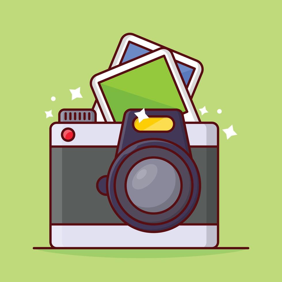 camera vector illustration on a background.Premium quality symbols. vector icons for concept and graphic design.