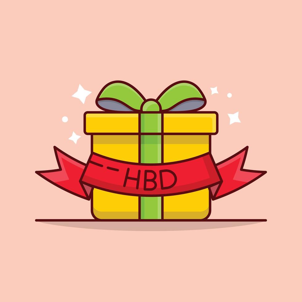 gift box vector illustration on a background.Premium quality symbols. vector icons for concept and graphic design.
