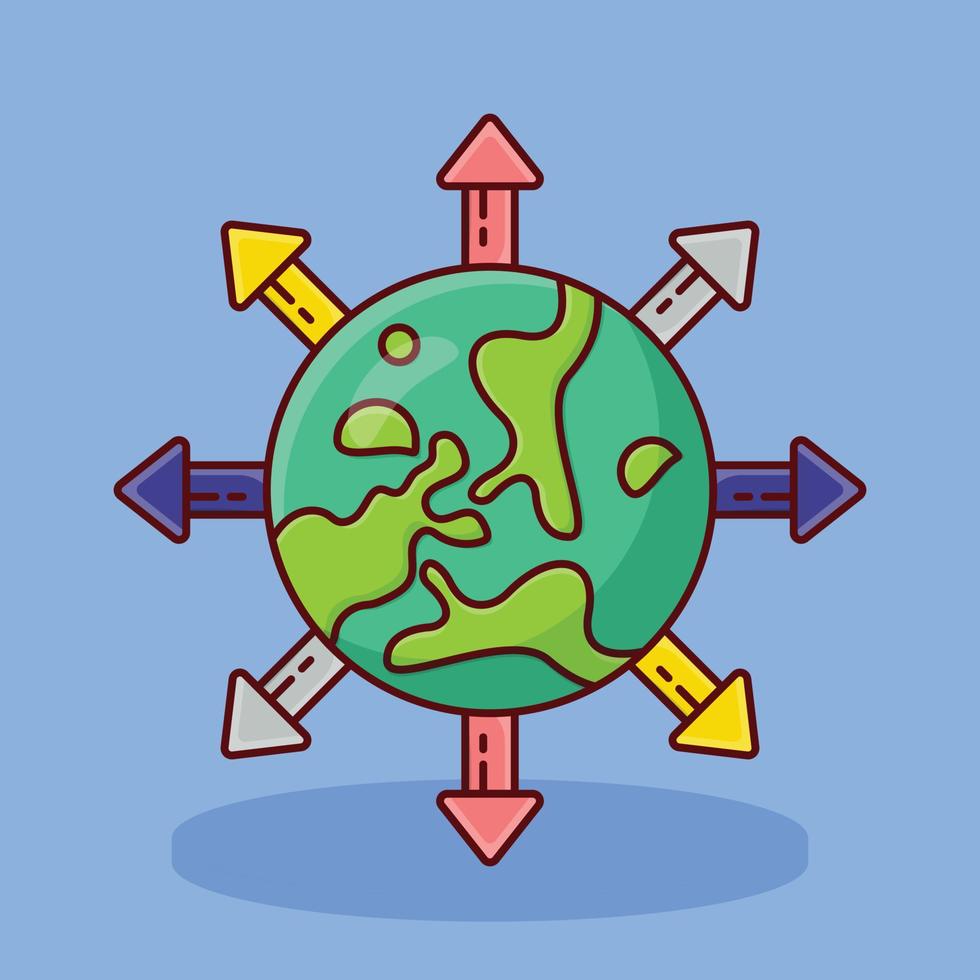 global vector illustration on a background.Premium quality symbols. vector icons for concept and graphic design.