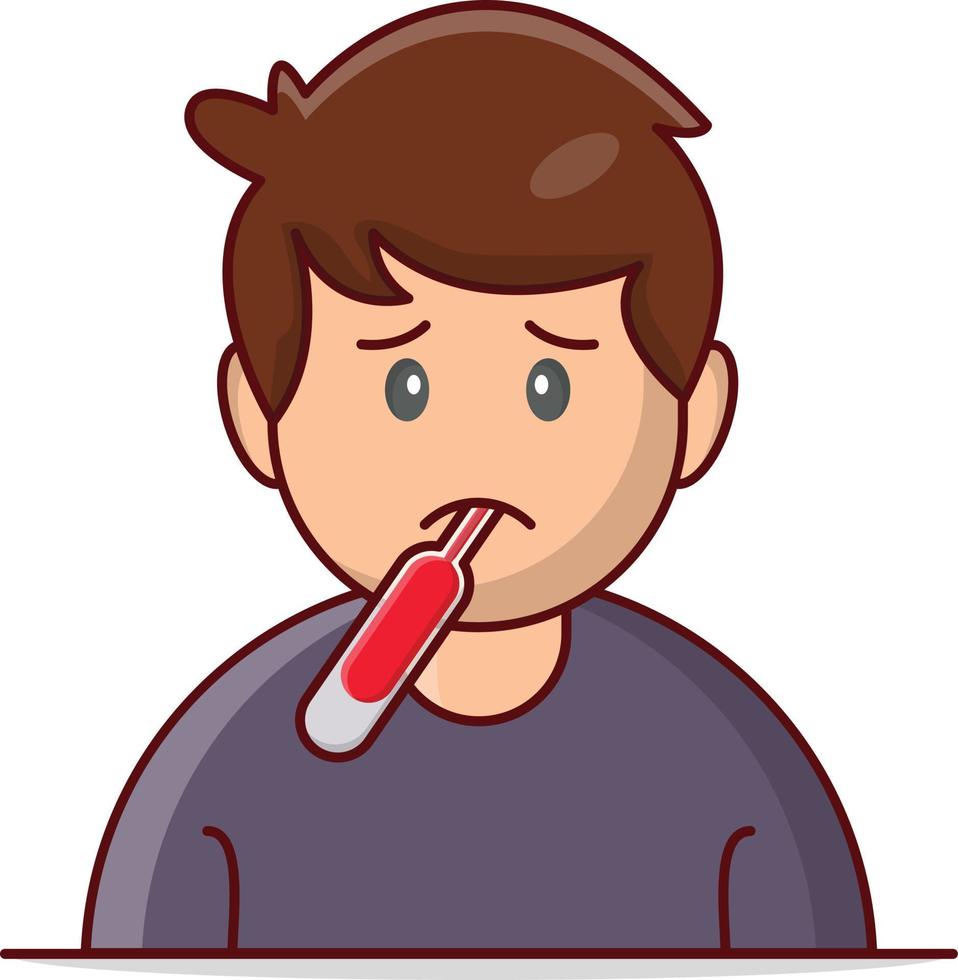 fever vector illustration on a background.Premium quality symbols. vector icons for concept and graphic design.