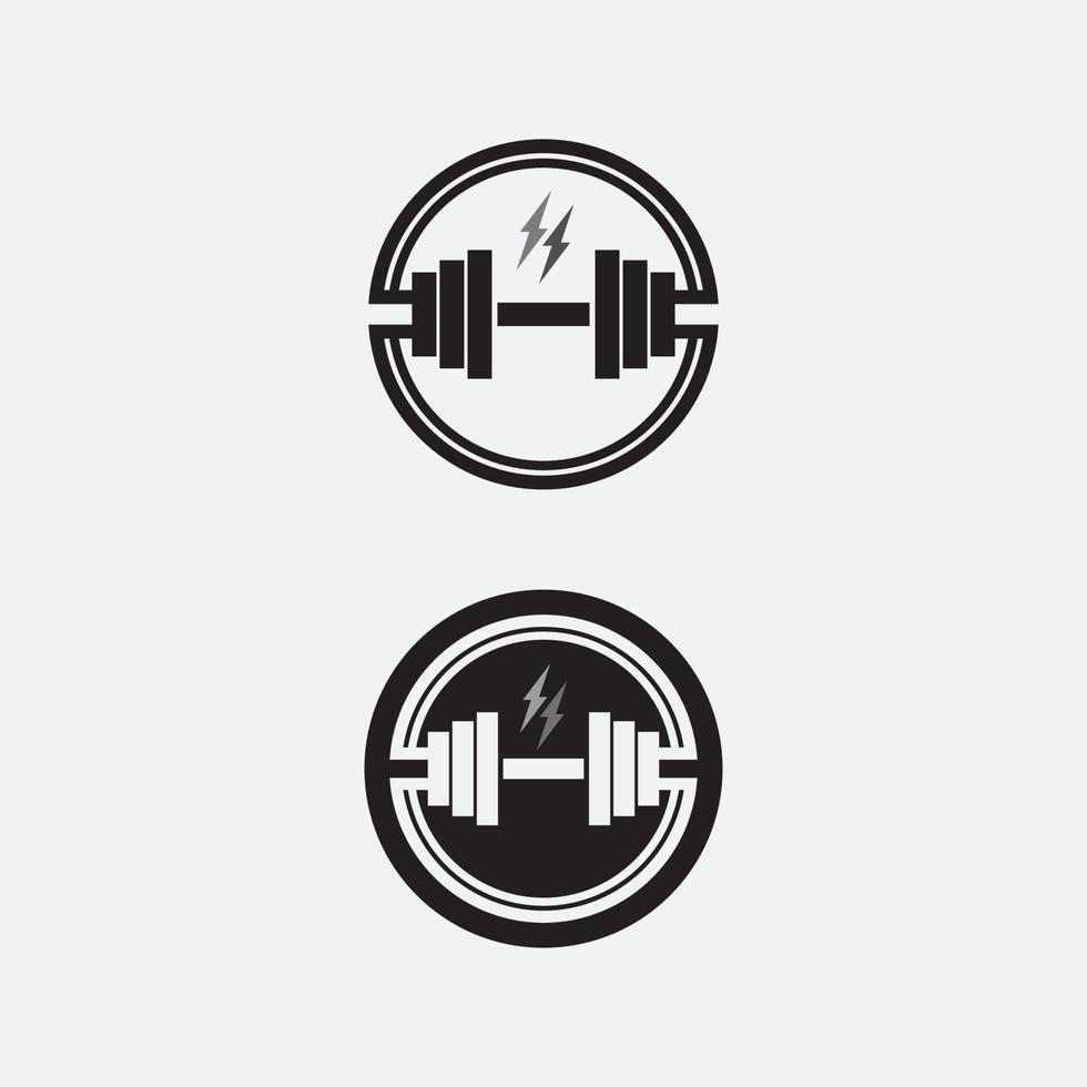 Fitness Logo Design vector illustrationicon