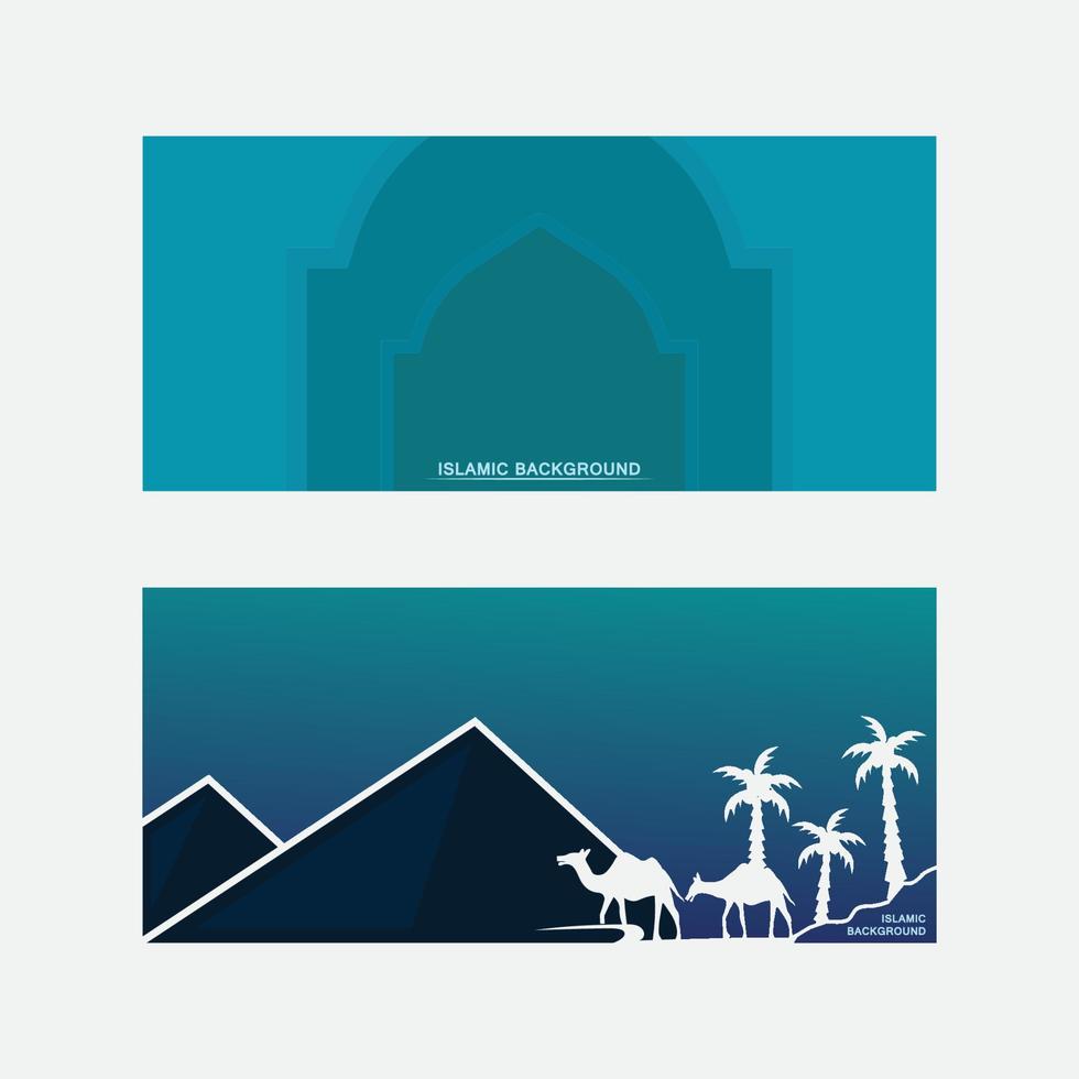 ramadán kareem islámico árabe creativo en forma de luna creciente con lámpara para el mes sagrado de la celebración del festival de la comunidad musulmana ilustración de diseño vectorial vector