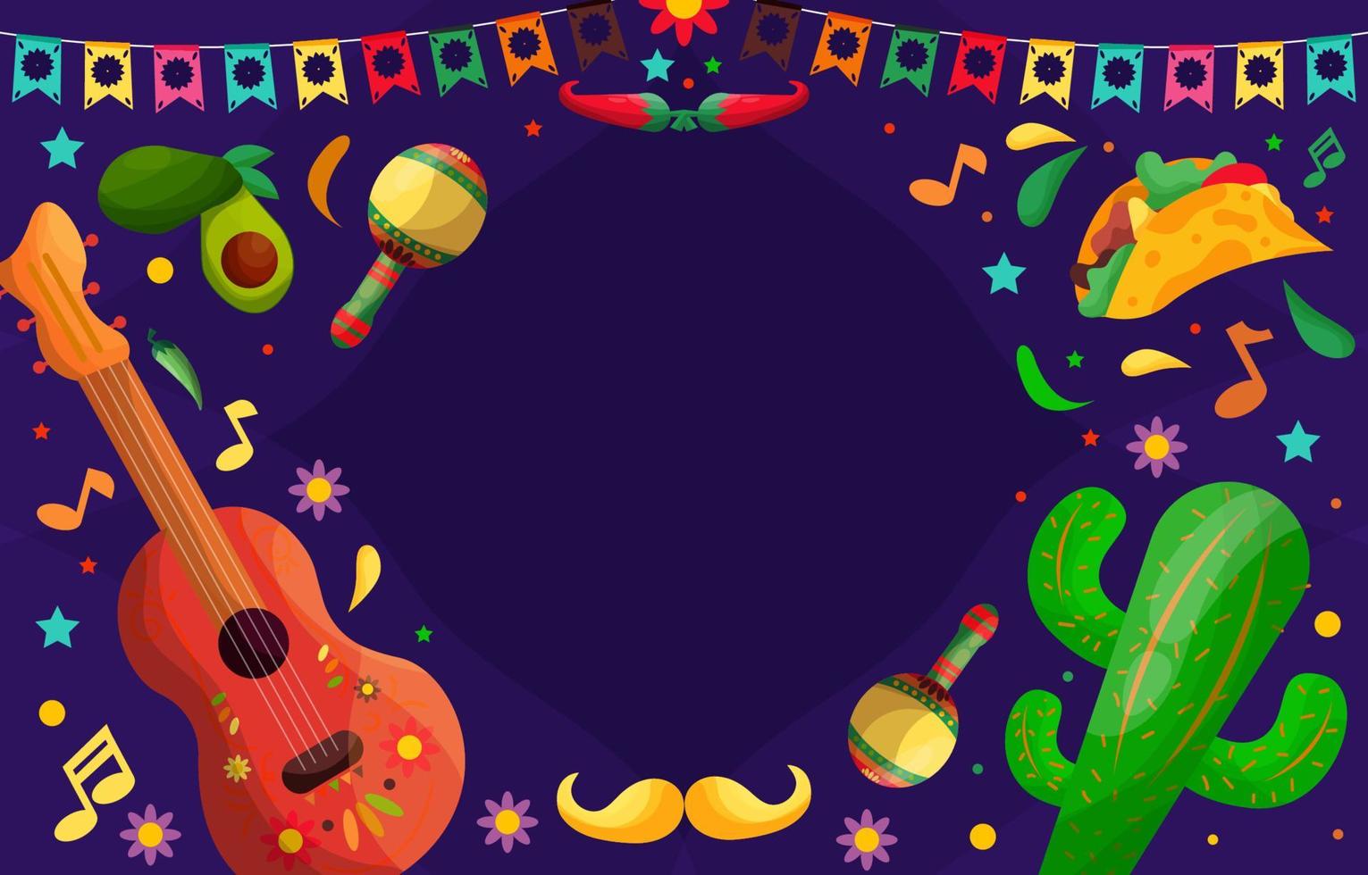 Cinco De Mayo Festival Background vector