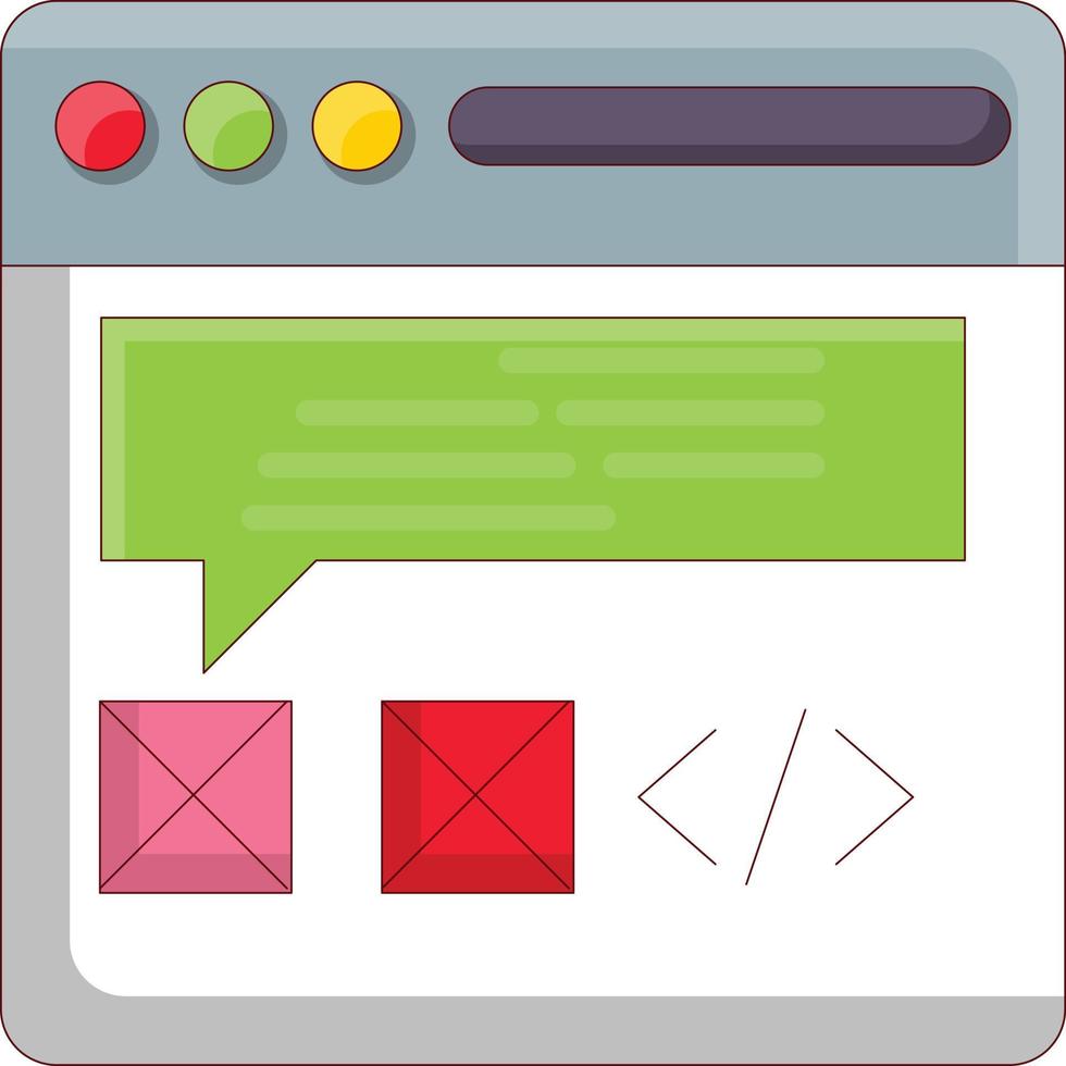 ilustración de vector de página web en un fondo. símbolos de calidad premium. iconos vectoriales para concepto y diseño gráfico.
