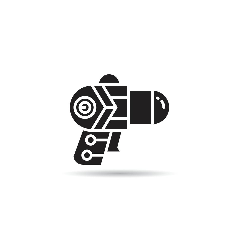 icono de pistola de rayos vector