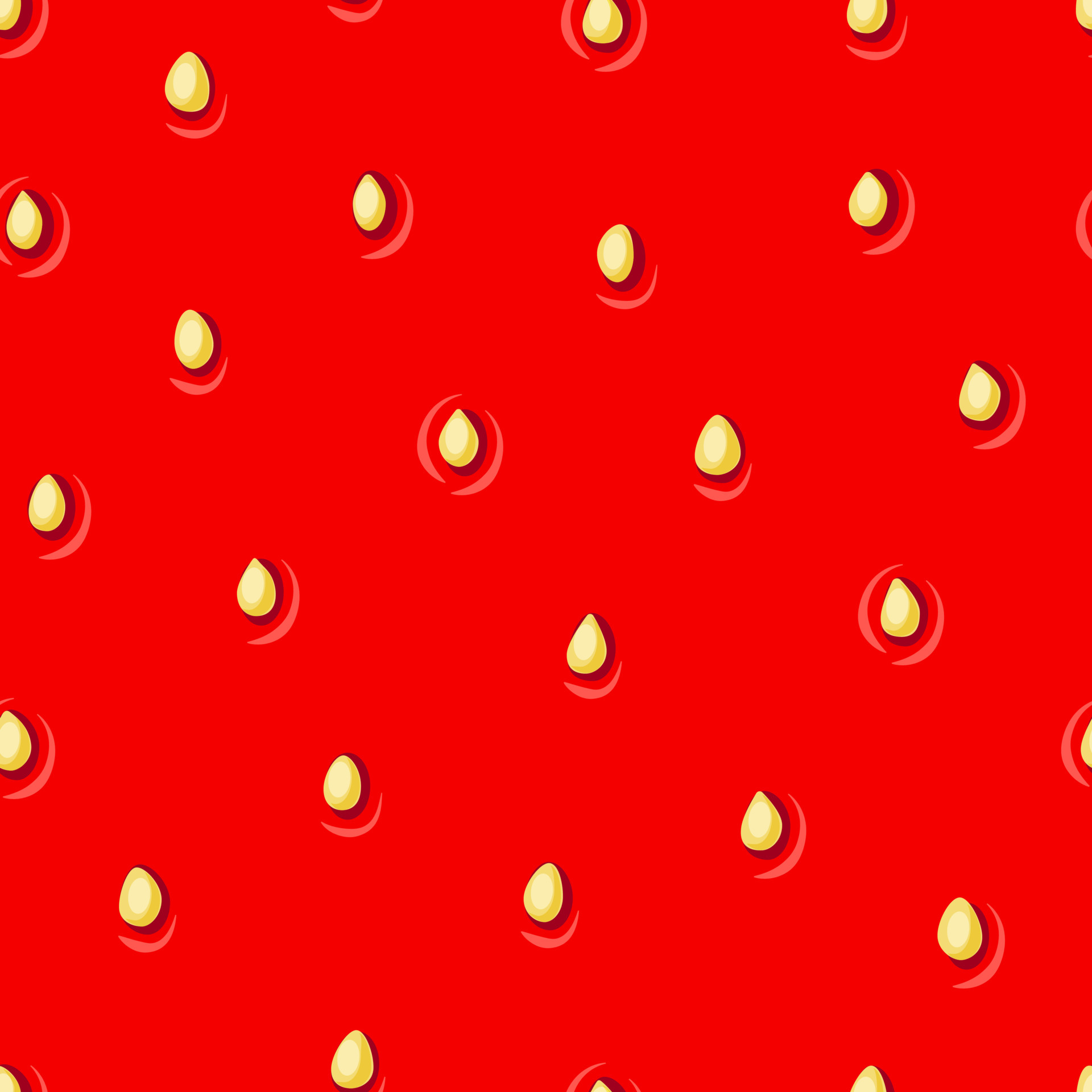 Juicy strawberry texture seamless background. Red pattern with seeds
