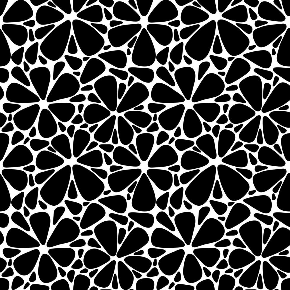 Seamless abstract pattern background. Decorative design freehand creative paint. Texture chaotic element. vector