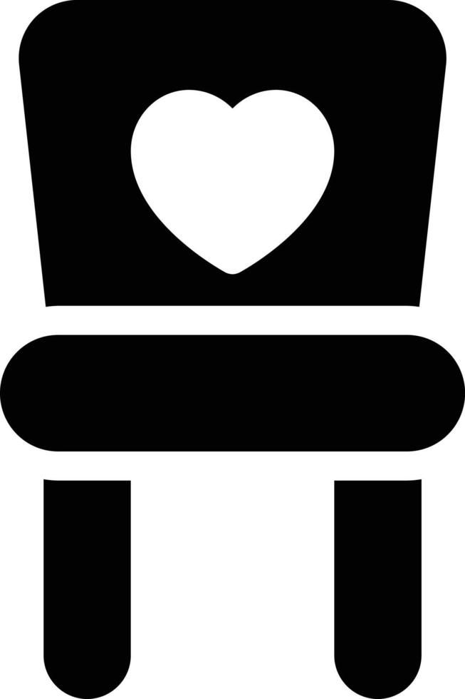 ilustración de vector de silla de bebé en un fondo. símbolos de calidad premium. iconos vectoriales para concepto y diseño gráfico.