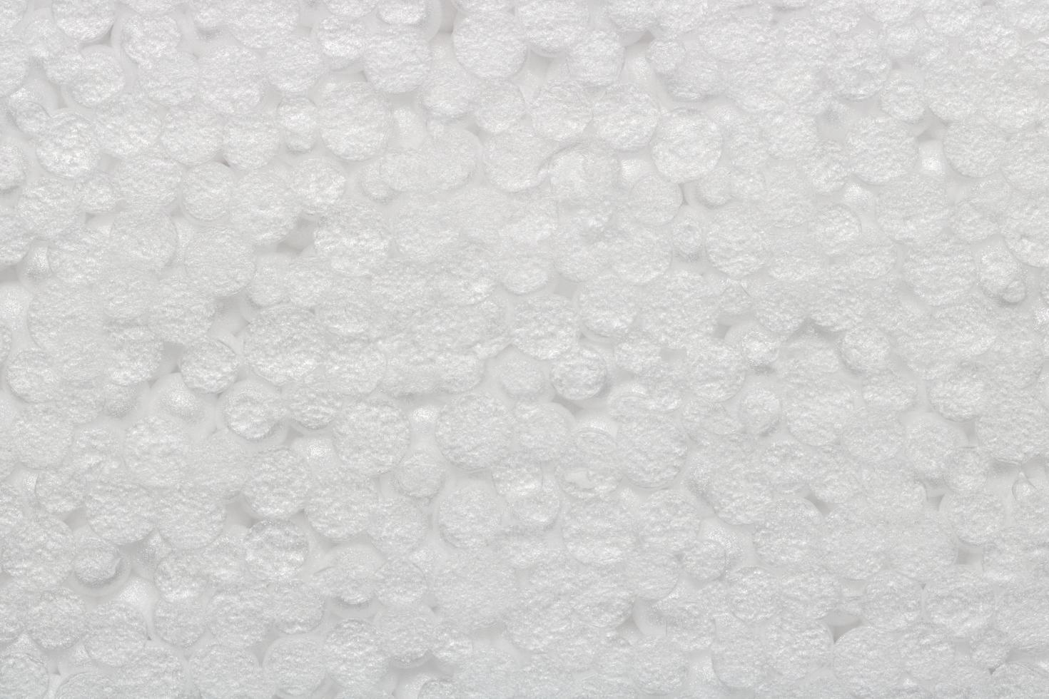 Texture of styrofoam ball white color, abstract background photo