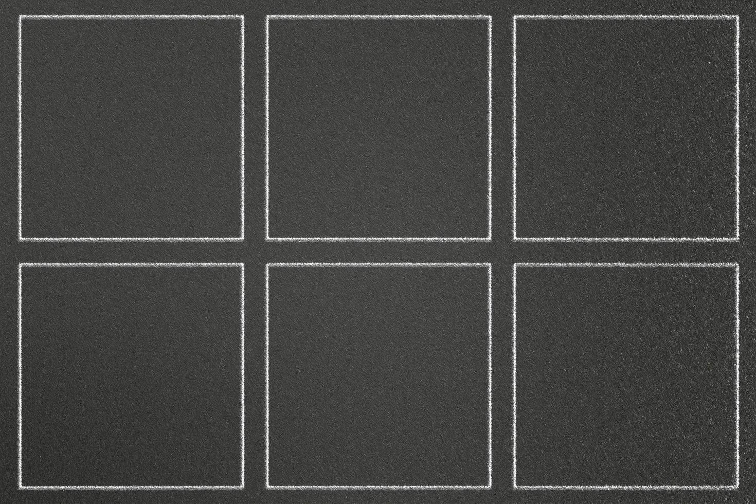 Chalk drawing frames square on chalkboard, can put more text photo