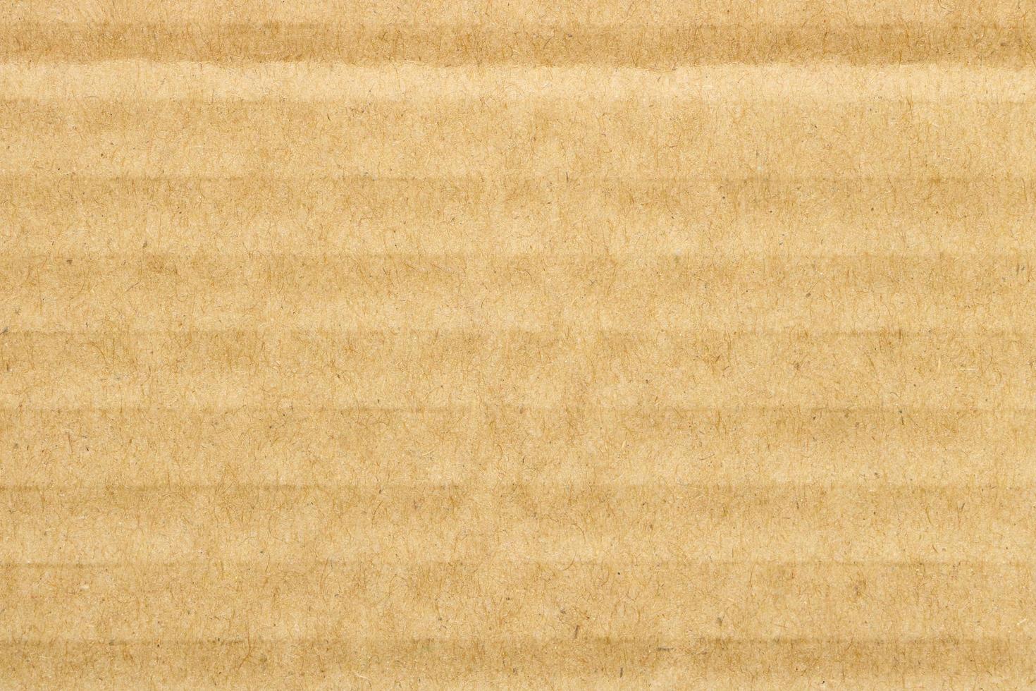 Brown cardboard texture background, horizontal stripes photo